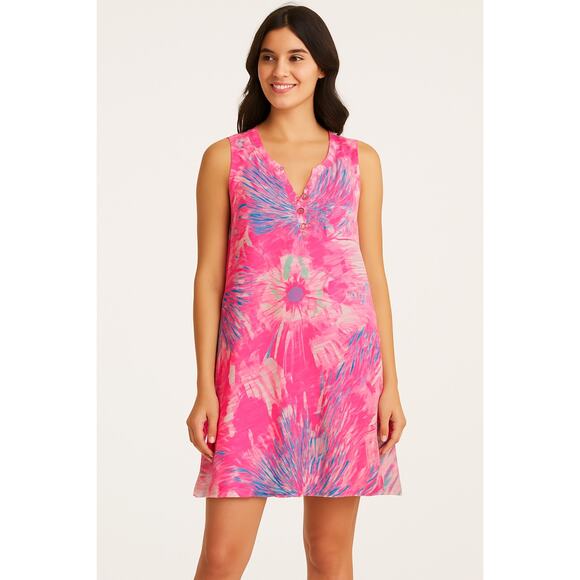 Lilly Pulitzer Essie Sleeveless Dress XS Never Been Betta Print - Picture 1 of 6